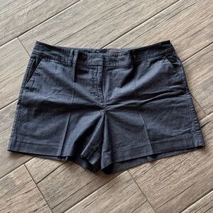 Ann Taylor Factory Blue Chambray Shorts Size 16